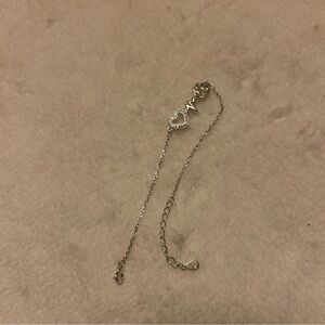 Elegant Silver Heart Bracelet